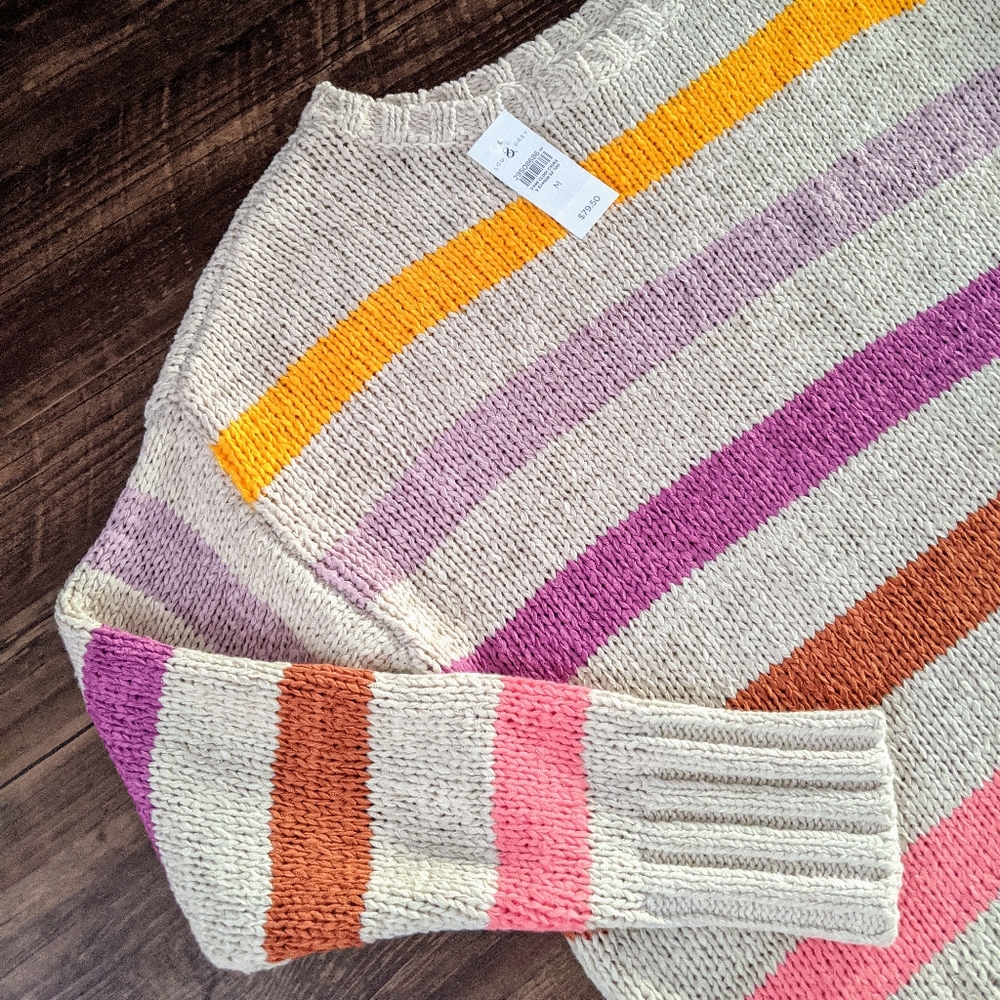 NWT Loft Lou & Grey Striped Sweater